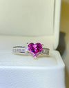 1 Carat Moissanite 925 Sterling Silver Ring