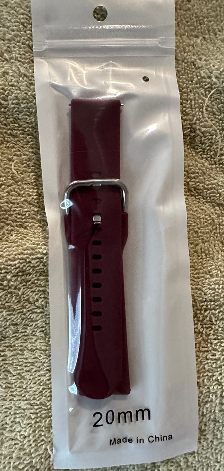 Burgundy watch band *Preowned*
