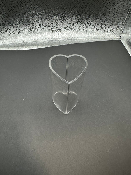 Heart-shaped candle mold