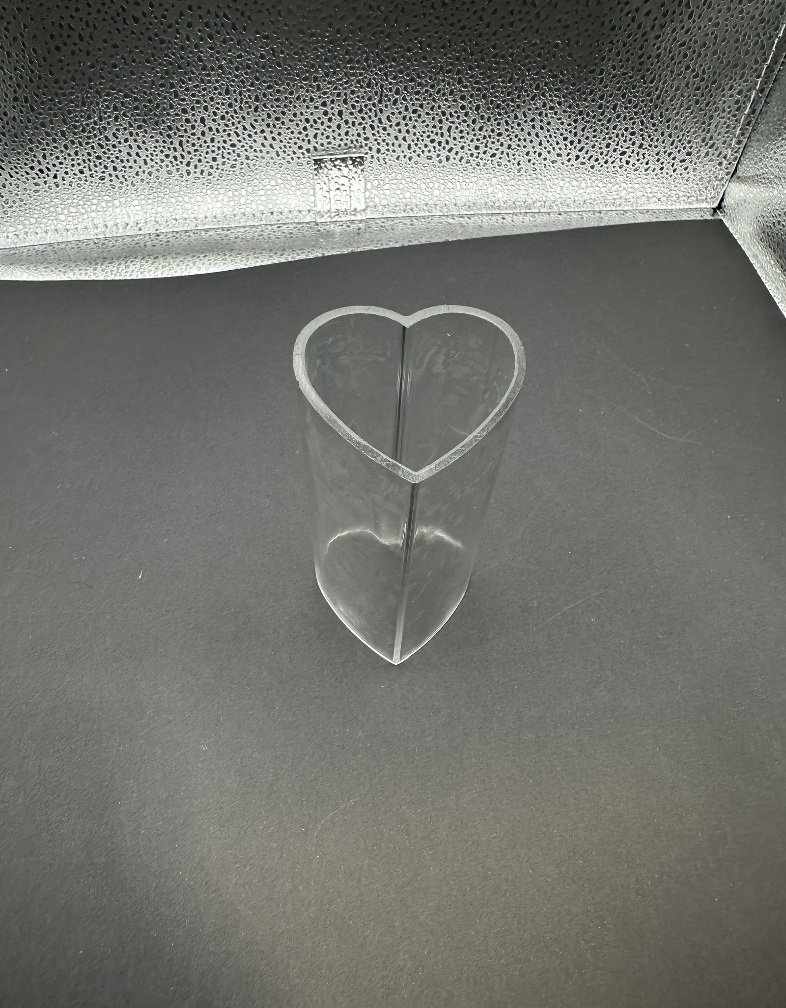 Heart-shaped candle mold