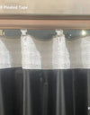 1PC Blackout Curtains With Black TPU Interlining Thin and Light Drapery Panel for Bedroom Meetingroom Share Room Office