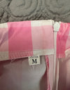 Pink and white checkered dress