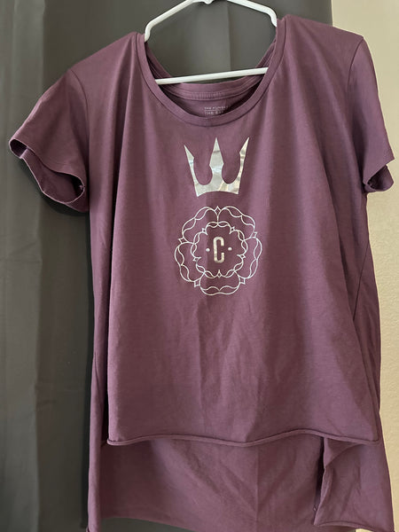 Short sleeve hi-lo shirt