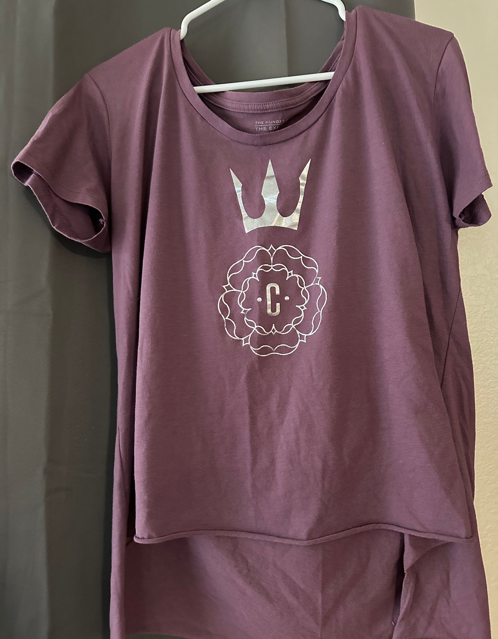 Short sleeve hi-lo shirt