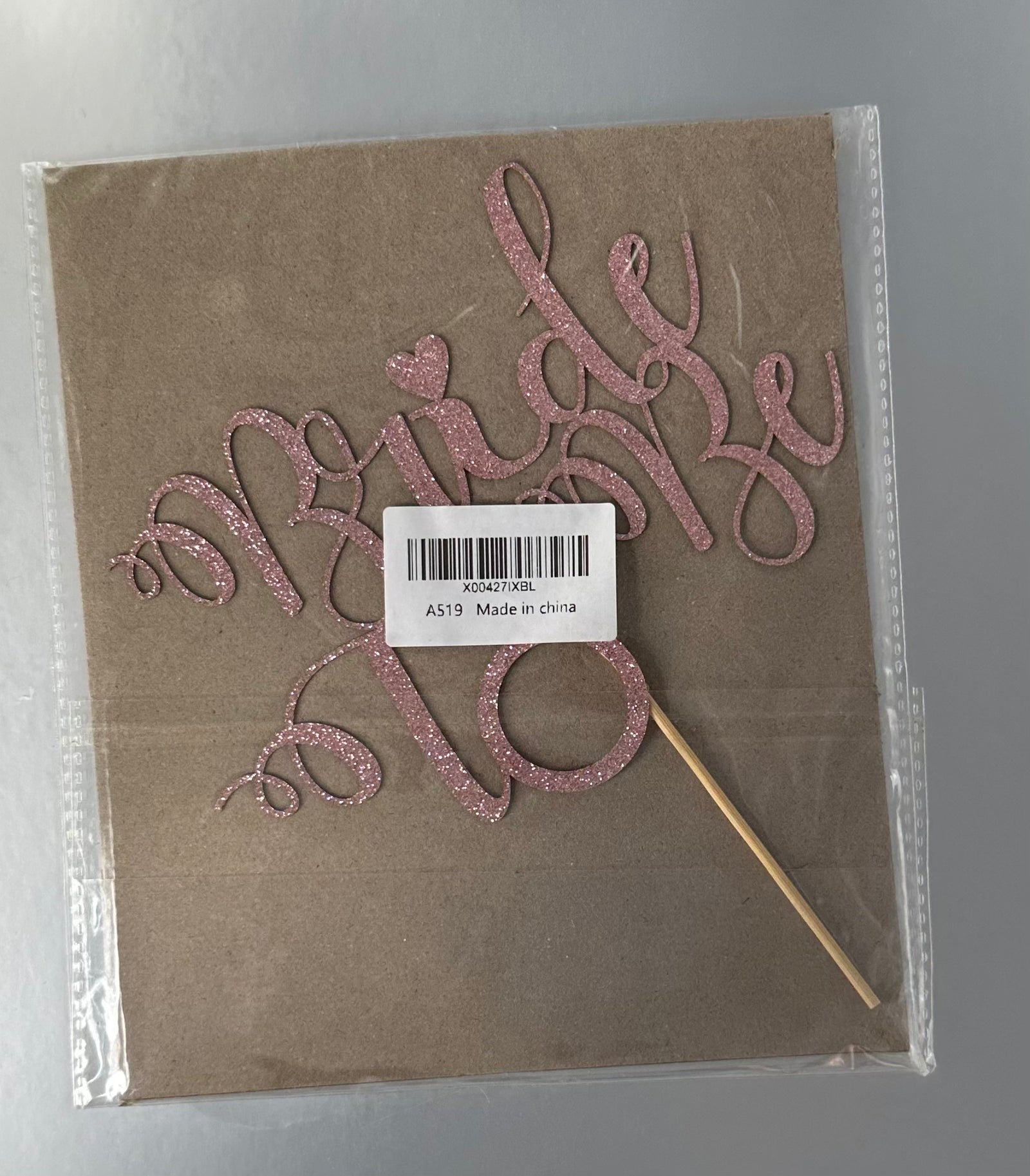 Bride to be topper, decoration