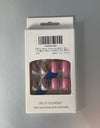 Pink press on nails