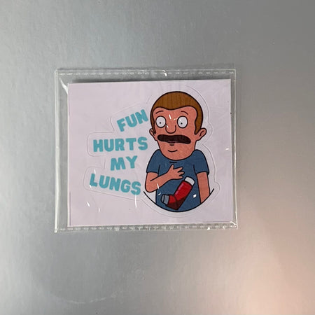 Fun hurts sticker