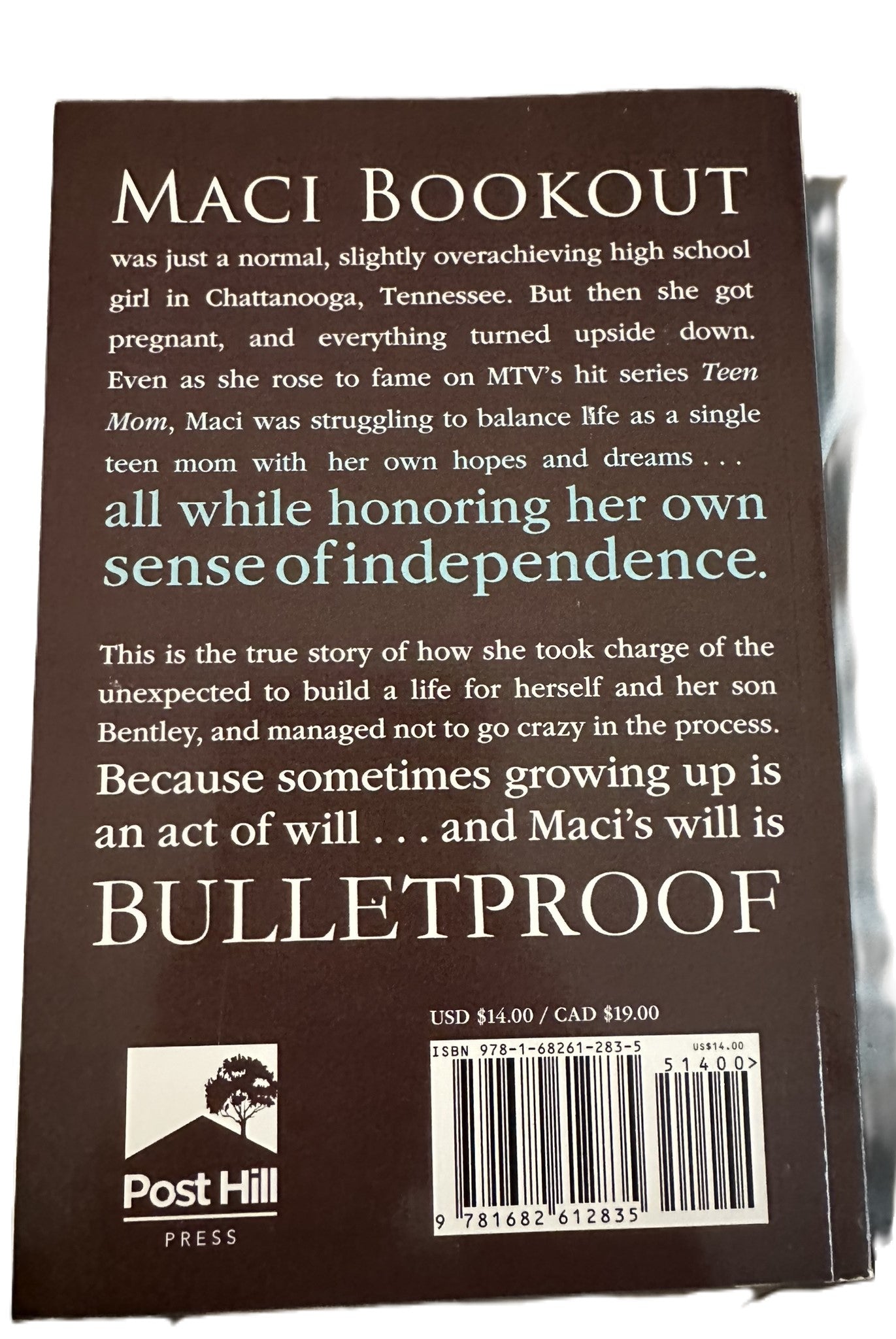"Bulletproof" Book *Preowned*