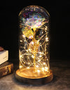 Drop shipping Galaxy Rose Artificial Flowers Beauty and the Beast Rose Wedding Decor Creative Valentine's Day Mother's Gift