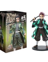 Anime Demon Slayer Kimetsu no Yaiba figure Kamado Tanjirou Action Figure Agatsuma Zenitsu Nezuko Warrior PVC Model Toys