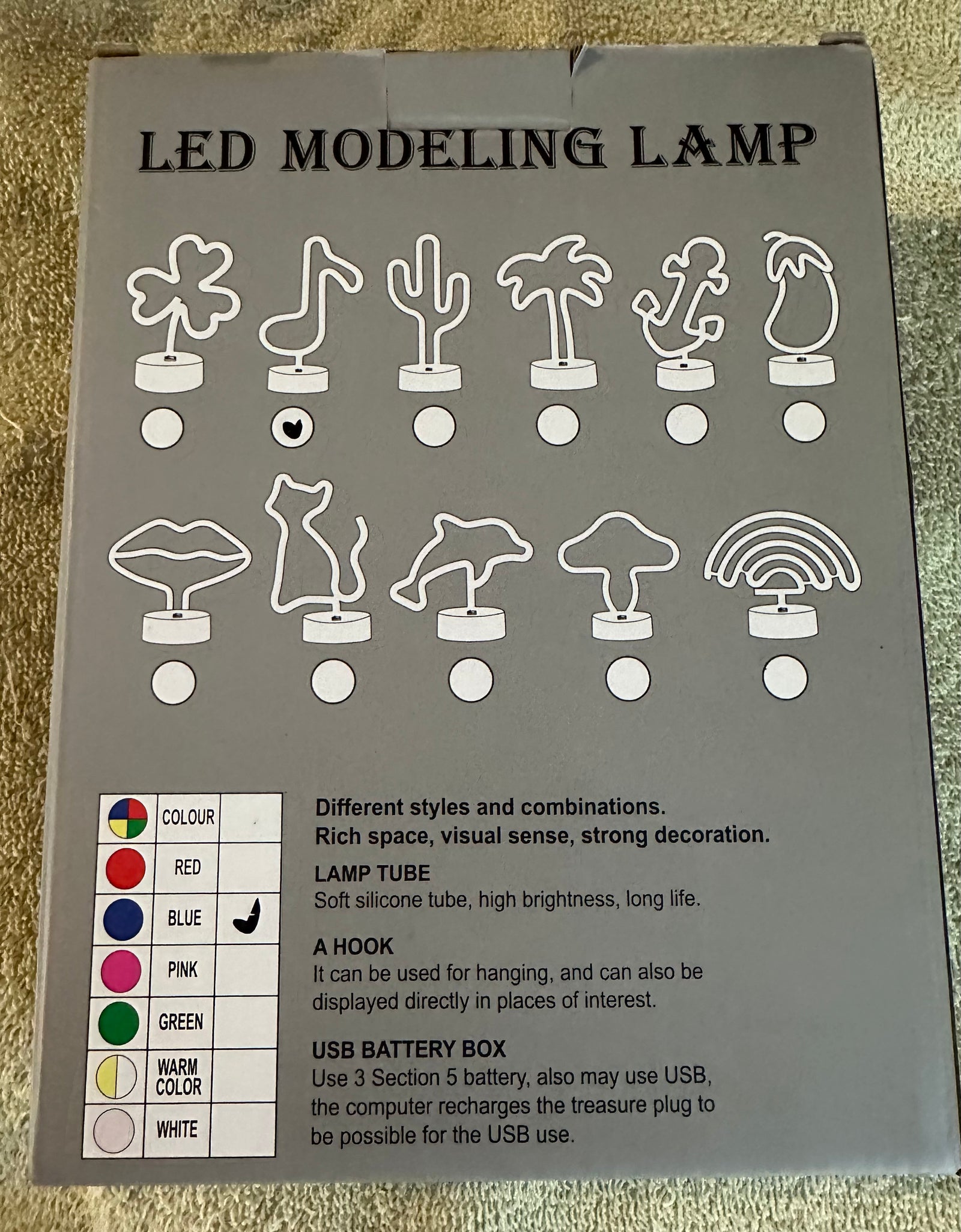 Music note lamp *Preowned*