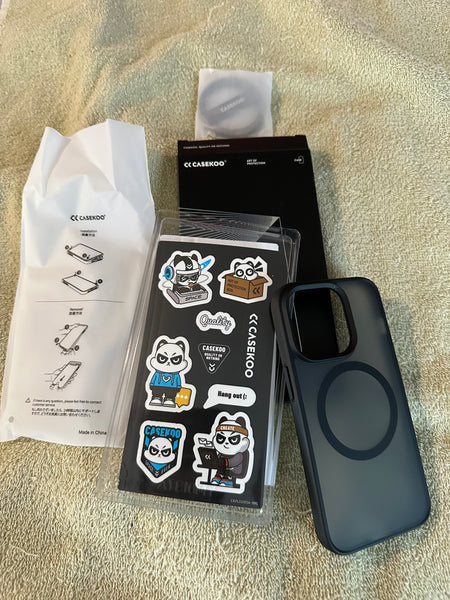 Phone case with stickers *Preowned*
