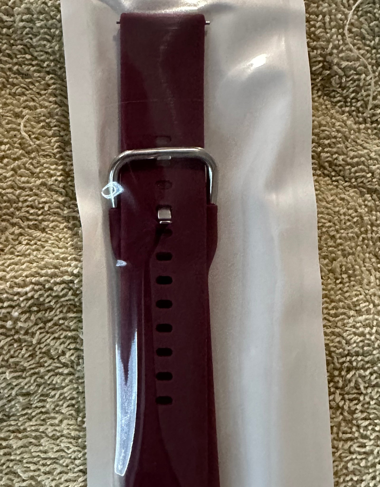 Burgundy watch band *Preowned*