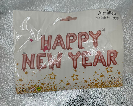 Happy New Year air-filled balloon *Preowned*