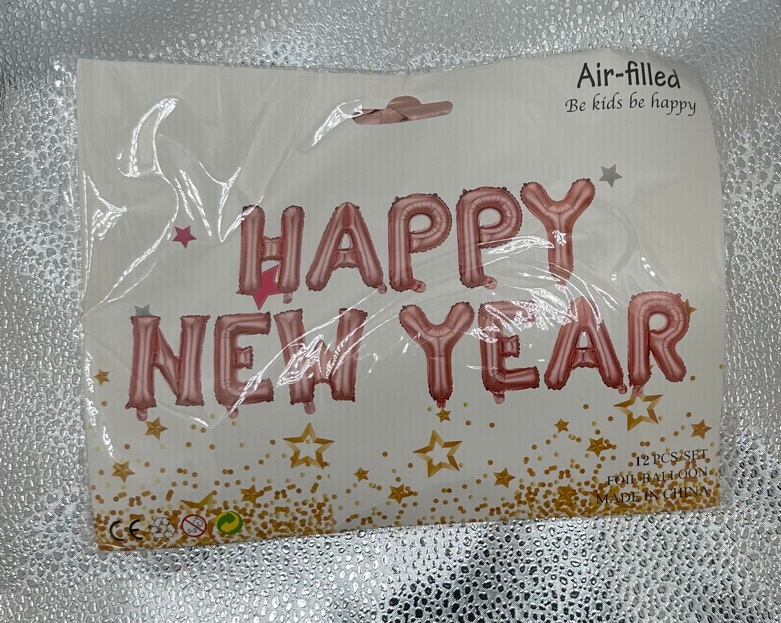 Happy New Year air-filled balloon *Preowned*