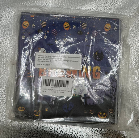 Halloween baby shower napkins
