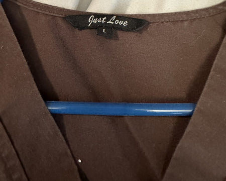 Just Love brown scrub set *Preowned*