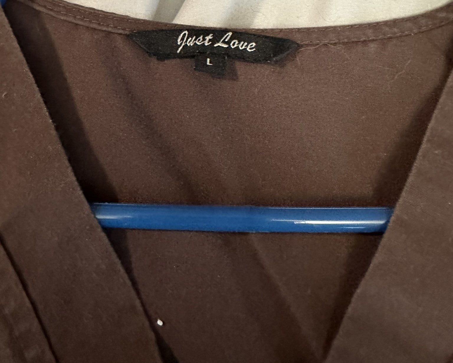 Just Love brown scrub set *Preowned*