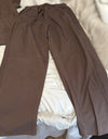 Just Love brown scrub set *Preowned*
