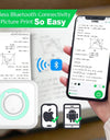 Portable Mini Thermal Printer Wirelessly BT 203dpi Photo Label Memo Wrong Question Printing With USB Cable Imprimante Portable