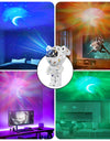 Kids Star DIY Projector Night Light with Remote Control 360 Adjustable Design Astronaut Nebula Galaxy Lighting for Children
