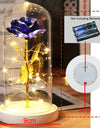 Drop shipping Galaxy Rose Artificial Flowers Beauty and the Beast Rose Wedding Decor Creative Valentine's Day Mother's Gift