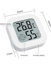 LCD Digital Thermometer Hygrometer Indoor Room Electronic Temperature Humidity Meter Sensor Gauge Weather Station For Home