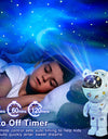 Kids Star DIY Projector Night Light with Remote Control 360 Adjustable Design Astronaut Nebula Galaxy Lighting for Children