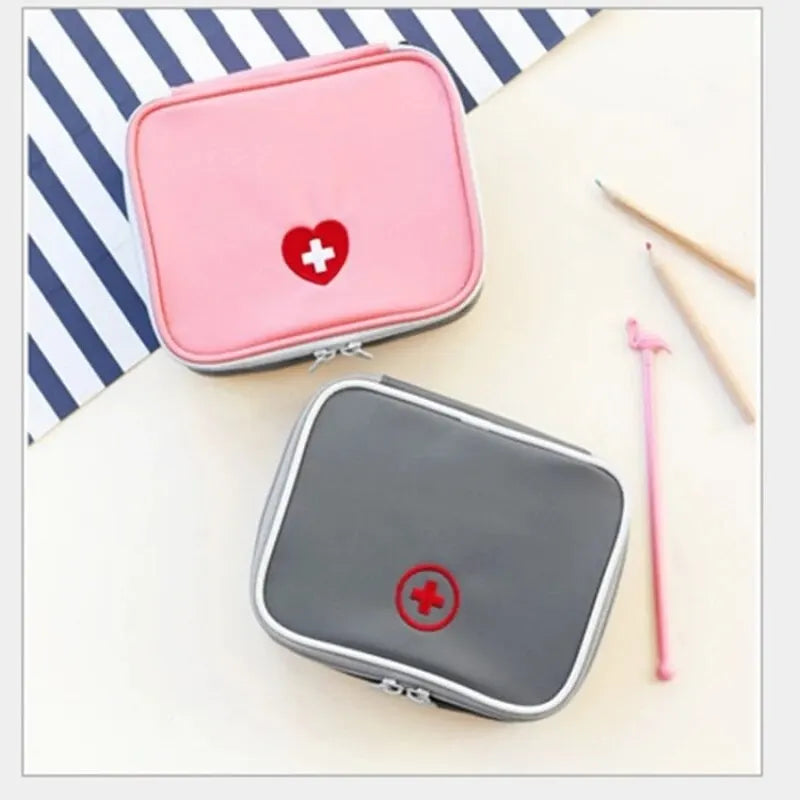 Mini Household First Aid Kit Bag Travel Portable Medicine Package Emergency Kit Bags Medicine Storage Bag Small Organizer