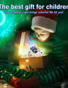 Kids Star DIY Projector Night Light with Remote Control 360 Adjustable Design Astronaut Nebula Galaxy Lighting for Children