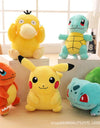 20cm Pokemon Stuffed Plush Toys Kawaii Pikachu Raichu Jenny Turtle Anime Doll Kids Birthday Christmas Gift