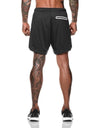2022 Sport Shorts Men Sportswear Double-deck Running Shorts 2 In 1 Beach Bottoms Summer Gym Fitness Training Jogging Short Pants