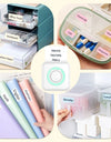 Portable Mini Thermal Printer Wirelessly BT 203dpi Photo Label Memo Wrong Question Printing With USB Cable Imprimante Portable