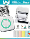 Portable Mini Thermal Printer Wirelessly BT 203dpi Photo Label Memo Wrong Question Printing With USB Cable Imprimante Portable