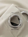 1PC Blackout Curtains With Black TPU Interlining Thin and Light Drapery Panel for Bedroom Meetingroom Share Room Office