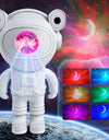 Kids Star DIY Projector Night Light with Remote Control 360 Adjustable Design Astronaut Nebula Galaxy Lighting for Children