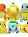 20cm Pokemon Stuffed Plush Toys Kawaii Pikachu Raichu Jenny Turtle Anime Doll Kids Birthday Christmas Gift