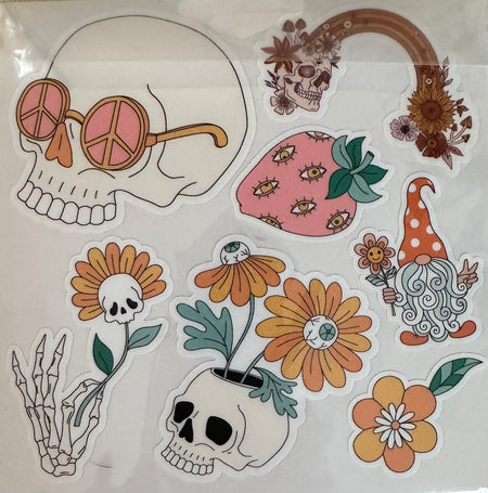 Skull stickers
