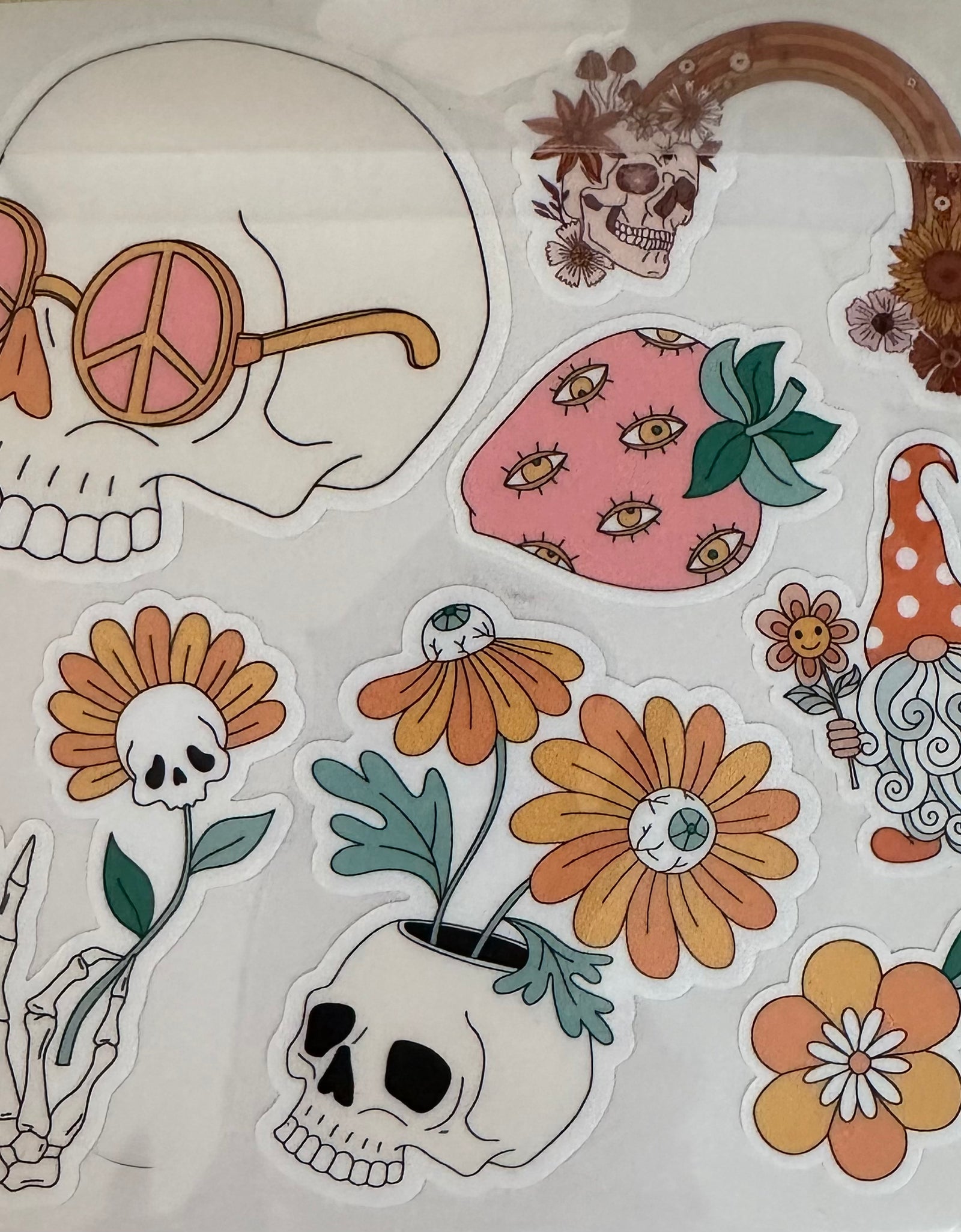 Skull stickers