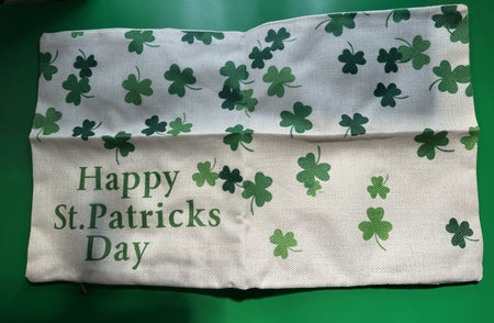 St. Patrick's Day pillow cushion case *Preowned*
