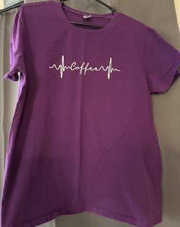 Coffee heartbeat T-shirt
