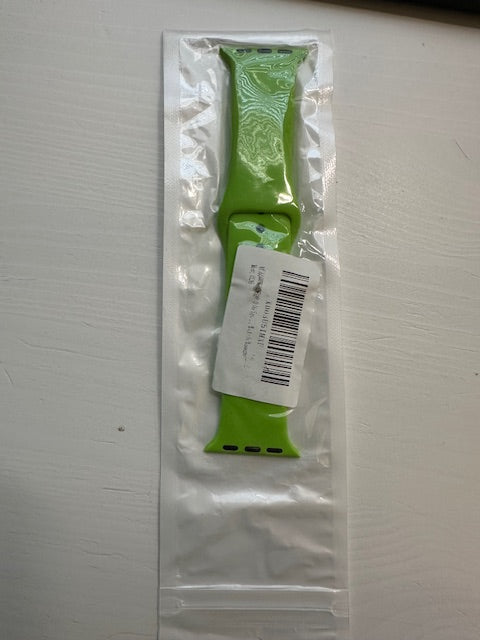Lime green watch band