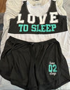 Women's "Love to sleep" pajama set