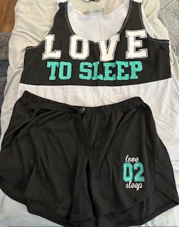 Women's "Love to sleep" pajama set