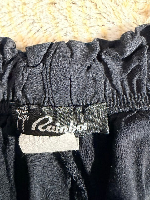 Plus Size Paper Bag Shorts